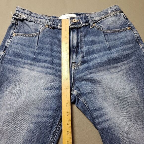 KanCan  Angelina High Rise Slim Straight Cropped Jeans Size 11 / 29 - Picture 12 of 14